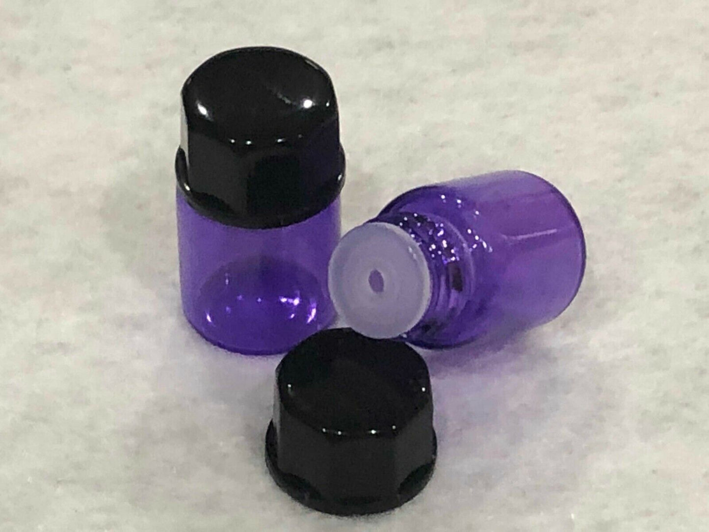1-144 Pieces 1ML/2ML Essential Oil Perfume Small Sample Glass Vials Bottles