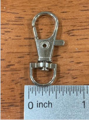 Lots of 25-50-100 Silver Metal Lanyard Snap Hook Swivel Lobster Clasp