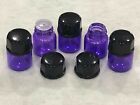 1-144 Pieces 1ML/2ML Essential Oil Perfume Small Sample Glass Vials Bottles