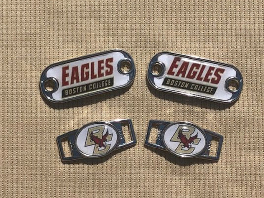 2~Boston College Eagles NCAA Paracord Charm Oval or Mini Dog Tag shoelace charms