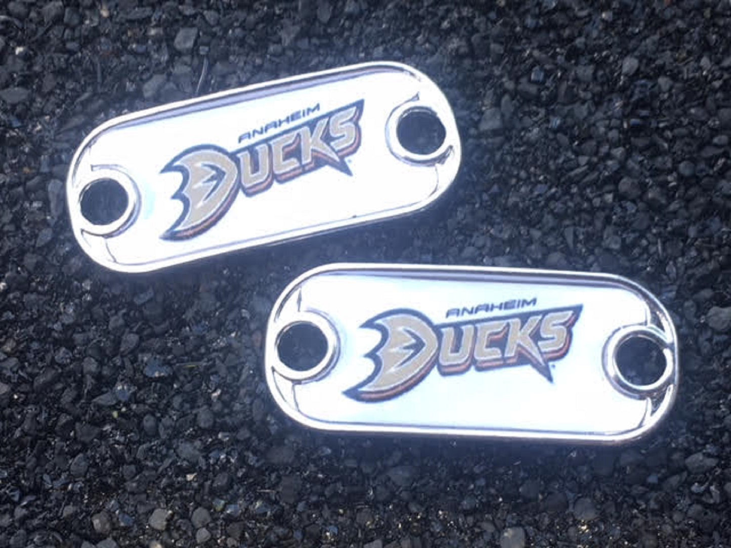 2 ~ Anaheim Ducks NHL Paracord Charms Oval or Mini Dog Tag shoelace charms