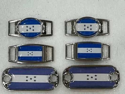 2 - Honduras Flag Paracord Charms.  Rectangles, Ovals, or Mini Dog Tags.