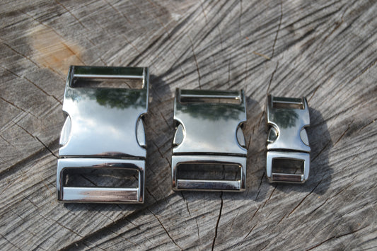 Metal Buckles for Paracord Bracelets/Dog/Pet Collar 3-sizes.