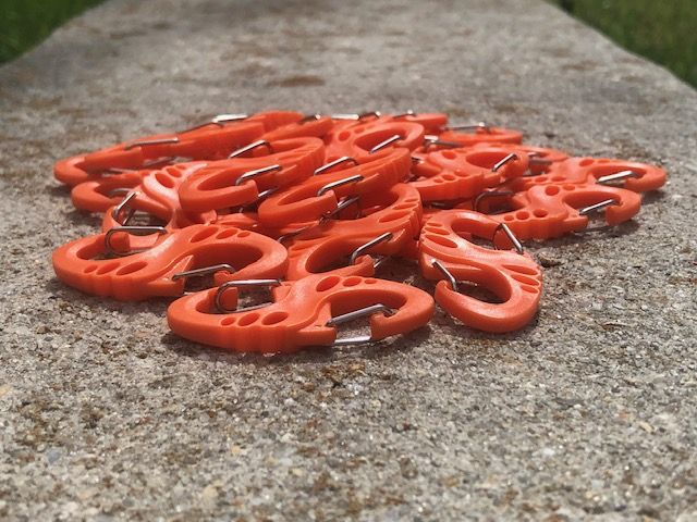 24-pack of plastic S-Biners Camping Fishing Hunting Hiking