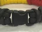 RASTA~Stylish 4-Color 550 Paracord Bracelet Bob Marley peace/love/happiness