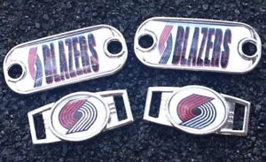 2 ~ Portland Trailblazers NBA Paracord Charms Oval or Mini Dog Tag shoelace charms