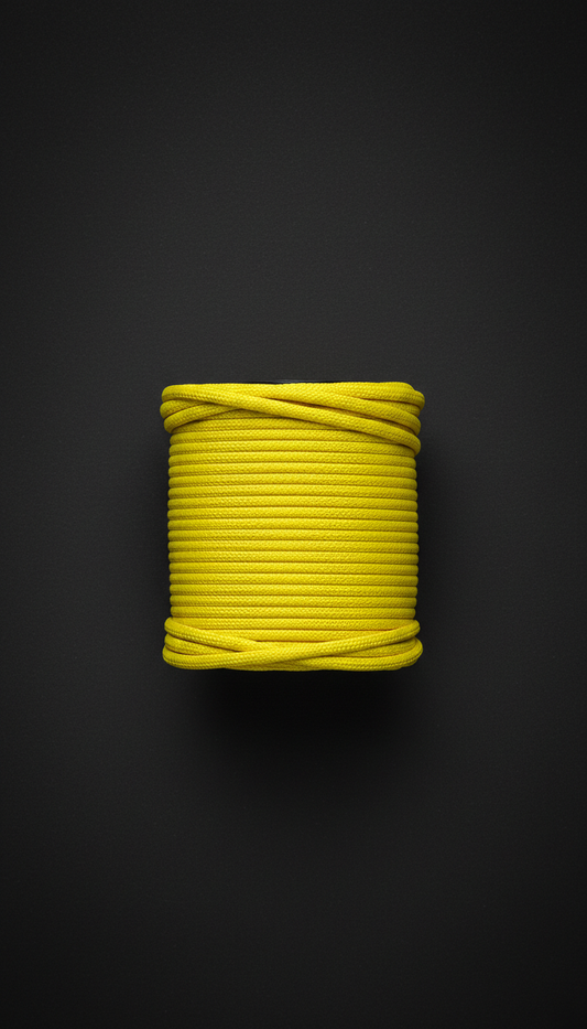 Caution Yellow Nylon Paracord Spool 50ft
